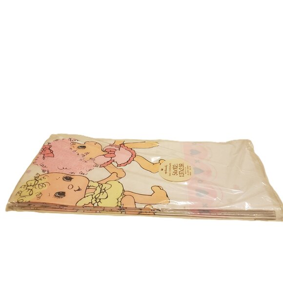 Vintage 1980s Hallmark Hugga Bunch Paper Tablecloth - Picture 3 of 7